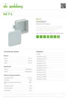 Datenblatt zu Spelsberg 33290701, EAN: 4013902399369