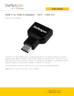 Datasheet for Startech.com USB31CAADG, EAN: 0065030865166