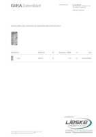Datasheet for Gira 093830, EAN: 4010337938309
