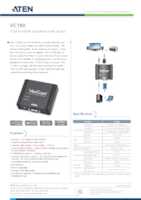 Datasheet for Aten VC180, EAN: 4710423777606