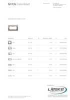 Datasheet for Gira 1002122, EAN: 4010337076384