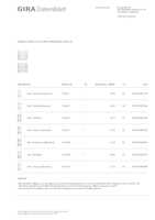 Datenblatt zu Gira 213401, EAN: 4010337081418
