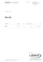 Datenblatt zu Gira 049727, EAN: 4010337497271