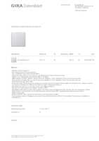 Datenblatt zu Gira 2031112, EAN: 4010337081760