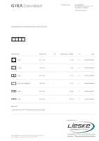 Datasheet for Gira 0214126, EAN: 4010337109044
