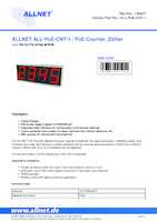 Datasheet for Allnet ALL-PoE-CNT-1, EAN: 4038816021410