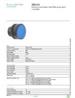 Datasheet for Schneider Electric ZB5AA6, EAN: 3389110904758