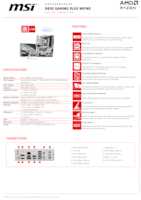 Datasheet for MSI 7E80-001R, EAN: 4711377365321