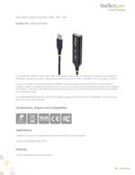 Datasheet for Startech.com USB2AAEXT35M, EAN: 0065030846738