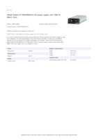 Datasheet for Allied Telesis AT-SBXPWRSYS2-50, EAN: 0767035206417