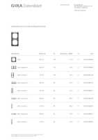 Datasheet for Gira 110223, EAN: 4010337089148