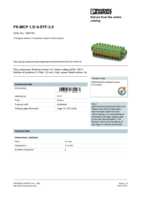 Datasheet for Phoenix Contact 1940130, EAN: 4017918880163