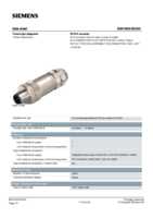 Datasheet for Siemens 6GK19050EA00, EAN: 4019169401999