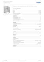 Datasheet for Hager ZB332U25LS, EAN: 3250617625838