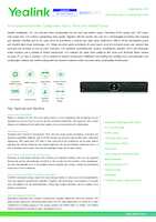 Datasheet for Yealink A20-010-TEAMS, EAN: 6938818306660