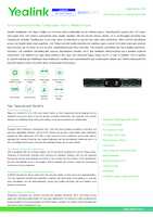 Datasheet for Yealink A30-020-TEAMS, EAN: 6938818307025
