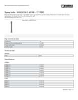 Datasheet for Phoenix Contact 1212313, EAN: 4046356455527