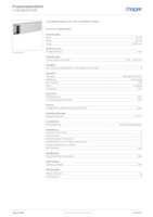 Datasheet for Hager LF4009007035, EAN: 4012740149488