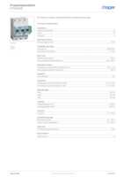 Datasheet for Hager HTN350E, EAN: 3250613303358