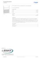 Datasheet for Hager LV8YBK, EAN: 3250617654524