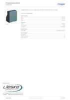 Datasheet for Hager LV8ZAG, EAN: 3250610141618