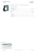 Datasheet for Hager LV8ZGA, EAN: 3250610141601