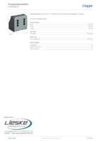 Datasheet for Hager LV8ZMKD, EAN: 3250610141519