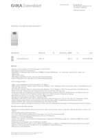 Datenblatt zu Gira 2046112, EAN: 4010337081968
