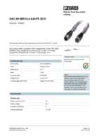 Datasheet for Phoenix Contact 1518300, EAN: 4017918968427