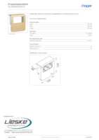 Datasheet for Hager SL20080932D3, EAN: 4012740852852