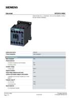 Datenblatt zu Siemens 3RT20181AB02, EAN: 4011209785038