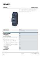 Datasheet for Siemens 3RV28111CD10, EAN: 4011209767850