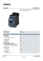 Datasheet for Siemens 3RT20231AL20, EAN: 4011209831339