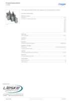 Datasheet for Hager L00M, EAN: 4010330740077