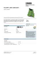 Datasheet for Phoenix Contact 2900376, EAN: 4046356506878