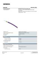 Datasheet for Siemens 6XV18211BT40, EAN: 4019169401449