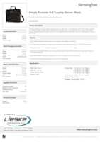 Datasheet for Kensington K62562EU, EAN: 0085896625629