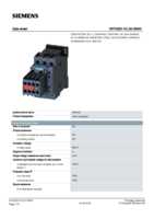 Datenblatt zu Siemens 3RT20251CL243MA0, EAN: 4011209866027