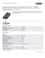 Datasheet for Phoenix Contact 1452916, EAN: 4046356553773