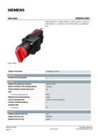 Datasheet for Siemens 3SB22022AB01, EAN: 4011209028081