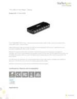 Datasheet for Startech.com ST7300USB3B, EAN: 0065030855594