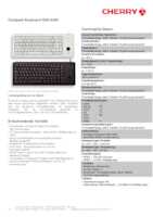 Datasheet for Cherry G84-4400LPBDE-0, EAN: 4025112026386