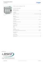 Datasheet for Hager HFD306, EAN: 3250613130305
