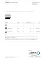 Datasheet for Gira 068265, EAN: 4010337682653