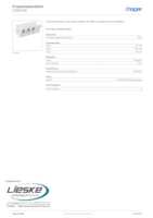Datasheet for Hager VZ00HW, EAN: 3250616668416