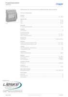 Datasheet for Hager SM101C, EAN: 3250615631022