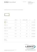Datasheet for Gira 1002771, EAN: 4010337070658