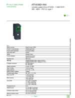 Datasheet for Schneider Electric ATV630D11N4, EAN: 3606480758164