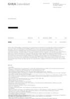 Datasheet for Gira 207500, EAN: 4010337051817