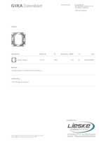 Datenblatt zu Gira 112700, EAN: 4010337003847